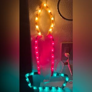 Vintage Mr. Christmas Candle Light Window Silhouette Decoration Sculpture w/Box